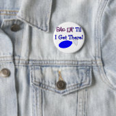 Funny Respiratory T-Shirt Ronde Button 5,7 Cm (In situ)