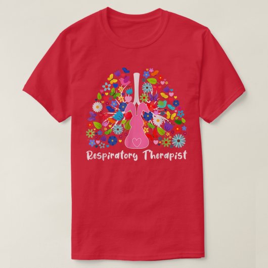Funny Respiratory Therapist Easter Day Bunnies RT T-shirt (Design voorkant)