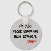 Funny Respiratory Therapist giften Sleutelhanger (Voorkant)