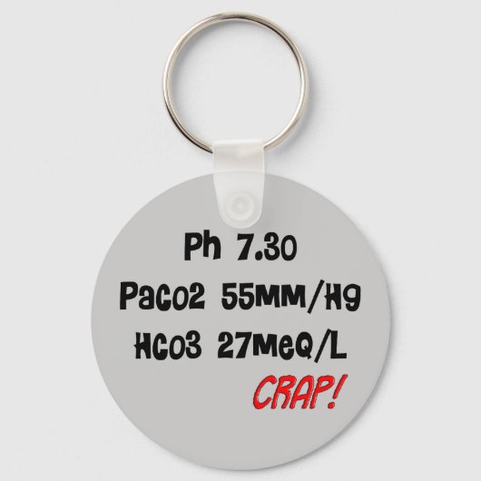 Funny Respiratory Therapist giften Sleutelhanger (Voorkant)