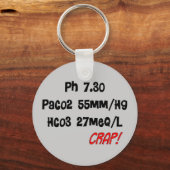 Funny Respiratory Therapist giften Sleutelhanger (Voorkant)