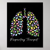 Funny Respiratory Therapist Therapy Lung Happy Poster (Voorkant)