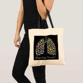 Funny Respiratory Therapist Therapy Lung Happy Tote Bag (Voorkant (product))