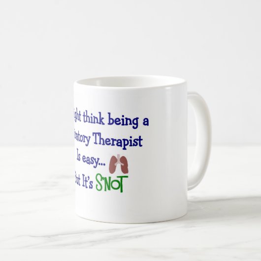 Funny Respiratory Therapy Gifts Koffiemok (Voorkant rechts)