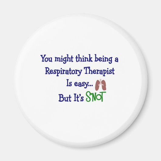 Funny Respiratory Therapy Gifts Magneet (Voorkant)