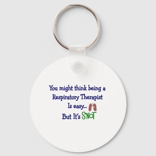 Funny Respiratory Therapy Gifts Sleutelhanger (Voorkant)