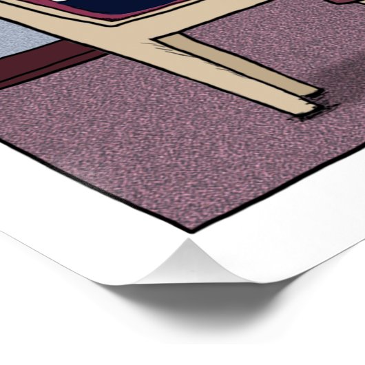 Funny Restaurant Wine Chugger Poster (Hoek)