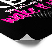 Funny Resting Face Shirt Gift, Don't Wake It Up Rb Poster (Hoek)