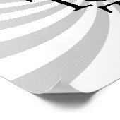 Funny Restroom Sign: "The Toilet Zone" Poster (Hoek)