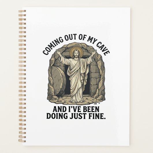 Funny Resurrection Cave Vintage Gravure Shirt De Planner (Voorkant)