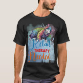 Funny "Retail Therapy Needed" Shopping Cat  ✨🛍️🐈 T-shirt (Voorkant)