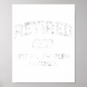 Funny Retired 2026 Not My Problem Anymore Dad Vaca Poster (Voorkant)