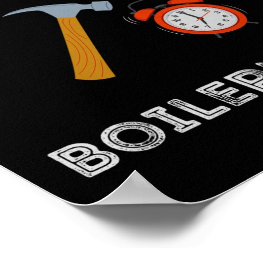 Funny Retired Boilermaker Early Retirement Party C Poster (Hoek)