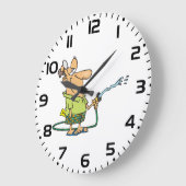 Funny Retired Doctor Gardening Garden Hose Grote Klok (Hoek)