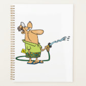 Funny Retired Doctor Gardening Garden Hose Planner (Voorkant)