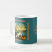 Funny Retired Duck Personalized Retirement Gift Koffiemok (Voorkant links)