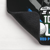 Funny Retired Lice Officer Golf Retirement Gift Muismat (Hoek)