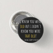 funny retired, retired teacher, verwijdert ronde button 3,2 cm (Voorkant /achterkant)