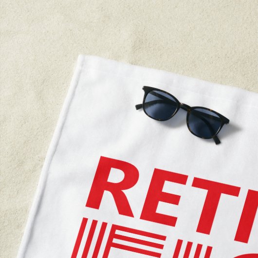 funny retiree strandlaken (In situ)