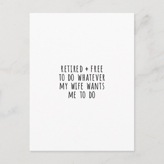 Funny Retirement Card Briefkaart (Voorkant)