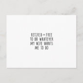 Funny Retirement Card Briefkaart (Voorkant)