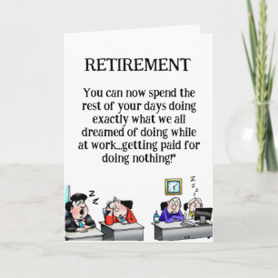 Funny Retirement Card Kaart