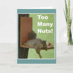Funny Retirement Card: Te veel noten! Kaart