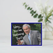 Funny Retirement Cards—Struik'ism humor Briefkaart (Staand voorkant)