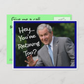 Funny Retirement Cards—Struik'ism humor Briefkaart (Voorkant / Achterkant)