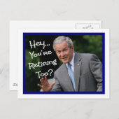 Funny Retirement Cards—Struik'ism humor Briefkaart (Voorkant / Achterkant)