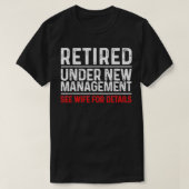 Funny Retirement Design Male Dad Mannen Retiting P T-shirt (Design voorkant)