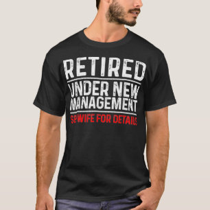 Funny Retirement Design Male Dad Mannen Retiting P T-shirt