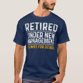 Funny Retirement Design Mannen Dad Retiting Party T-shirt (Voorkant)