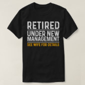 Funny Retirement Design Mannen Dad Retiting Party  T-shirt (Design voorkant)