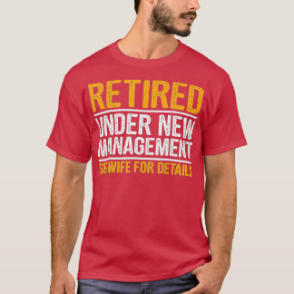 Funny Retirement Design Mannen Dad Retiting Party T-shirt