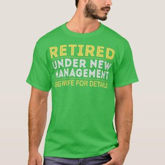 Funny Retirement Design Mannen Dad Retiting Party T-shirt