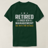 Funny Retirement Design Mannen Dad Retiting Party  T-shirt (Design voorkant)