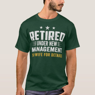 Funny Retirement Design Mannen Dad Retiting Party T-shirt