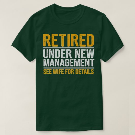 Funny Retirement Design Mannen Dad Retiting Party  T-shirt (Design voorkant)