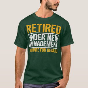 Funny Retirement Design Mannen Dad Retiting Party  T-shirt