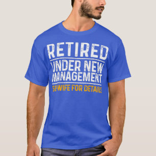 Funny Retirement Design Mannen Dad Retiting Party T-shirt