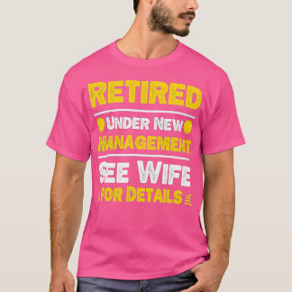 Funny Retirement Design Mannen Dad Retiting Party T-shirt