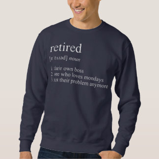 Funny Retirement Design Mannen Dad Retiting Party Trui