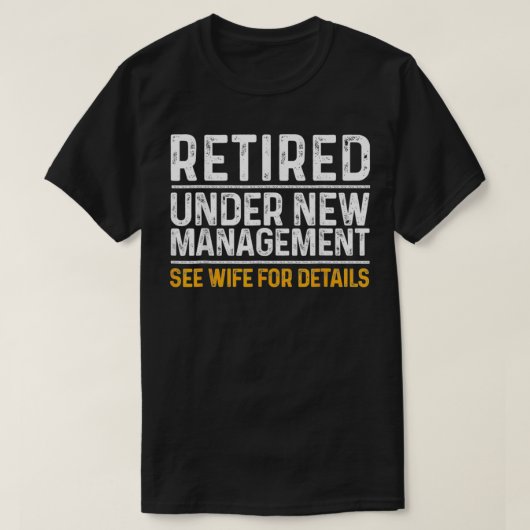 Funny Retirement Design Men Dad Retiring Party Hum T-shirt (Design voorkant)