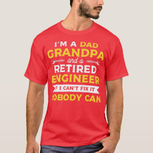 Funny Retirement for a Removermoeide Engineer Gran T-shirt