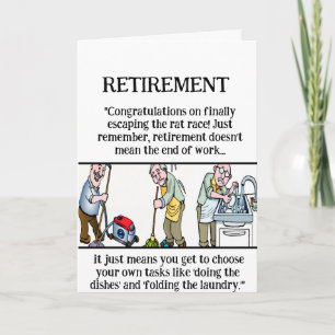 Funny Retirement for Card Kaart
