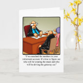 Funny Retirement Gefeliciteerd Card Kaart (Gele Bloem)