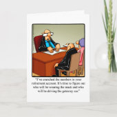 Funny Retirement Gefeliciteerd Card Kaart (Voorkant)