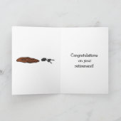 Funny Retirement Gefeliciteerd Card Kaart (Binnen)