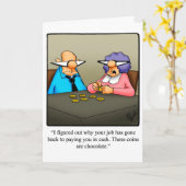 Funny Retirement Gefeliciteerd Wenskaart Kaart (Gele Bloem)